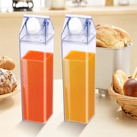 500ml milk carton water bottle sports square milk juice water bottle outdoor tour camping drinking portable cup