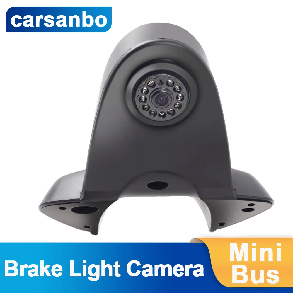 

Автомобильный стоп-сигнал Carsanbo, камера заднего вида с ночным видением и мини-шиной заднего вида, дополнительный 7-дюймовый монитор