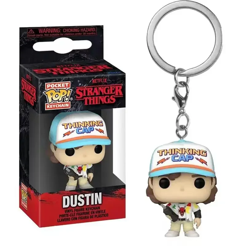 Minimum price Funko POP NEW Arrive Keychain ELEVEN Demogorgon DUSTIN Barb Steve Robin Toy Vinyl Figure Model Kid Toys