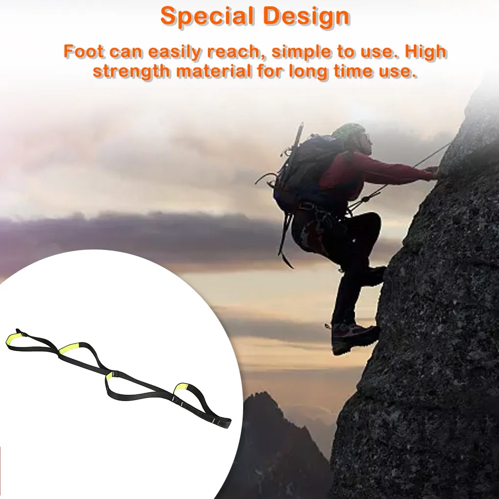 

Веревка для скалолазания, полиэстеровый шнур для ступенчатой лестницы, 4 ступени, оборудование для альпинизма