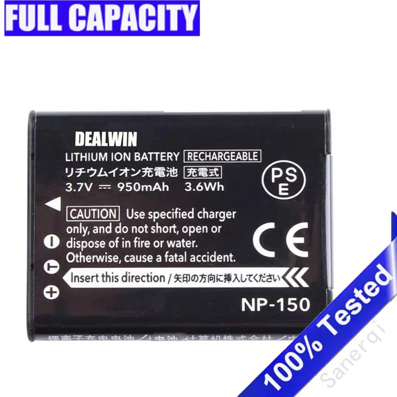 Полный аккумулятор NP-150 для Casio EX-TR100 TR150 TR200 TR350s TR500 TR550 TR600 TR700 TR15 TR10 TR17 TR35 TR50 TR60 TR70 Bateria (art.: 3920ceedd37a6) - 3920ceedd37a6