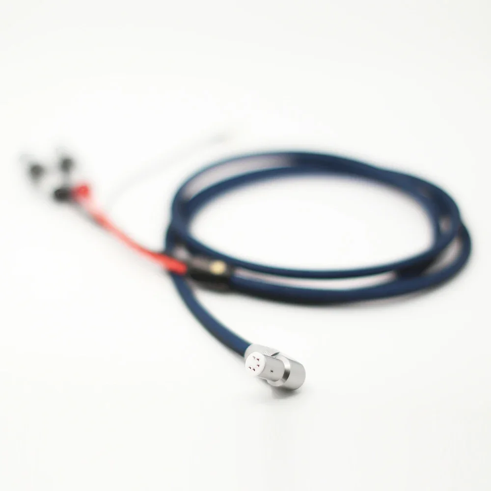 Кабель Tonarm VIBORG LC803 прямоугольный 5-контактный аналоговый кабель проигрывателей