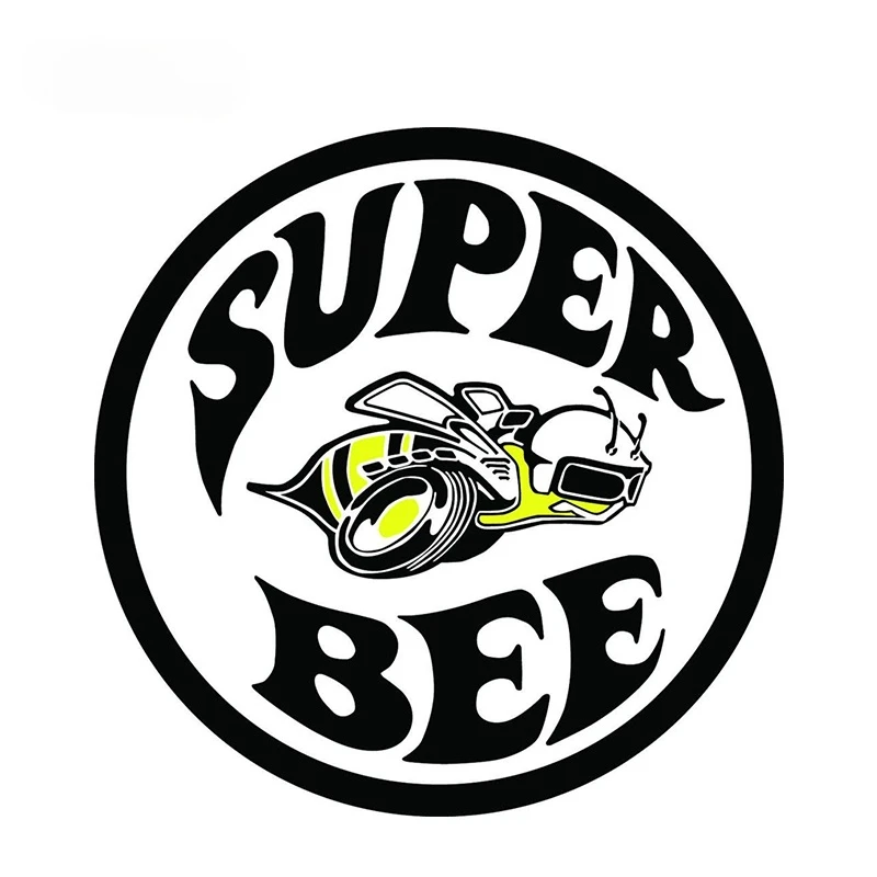 

Interesting Personality Car Stickers Super Bee Decal Waterproof Sunscreen Auto Motor Decoration Accessories Vinyl,PVC12x12cm