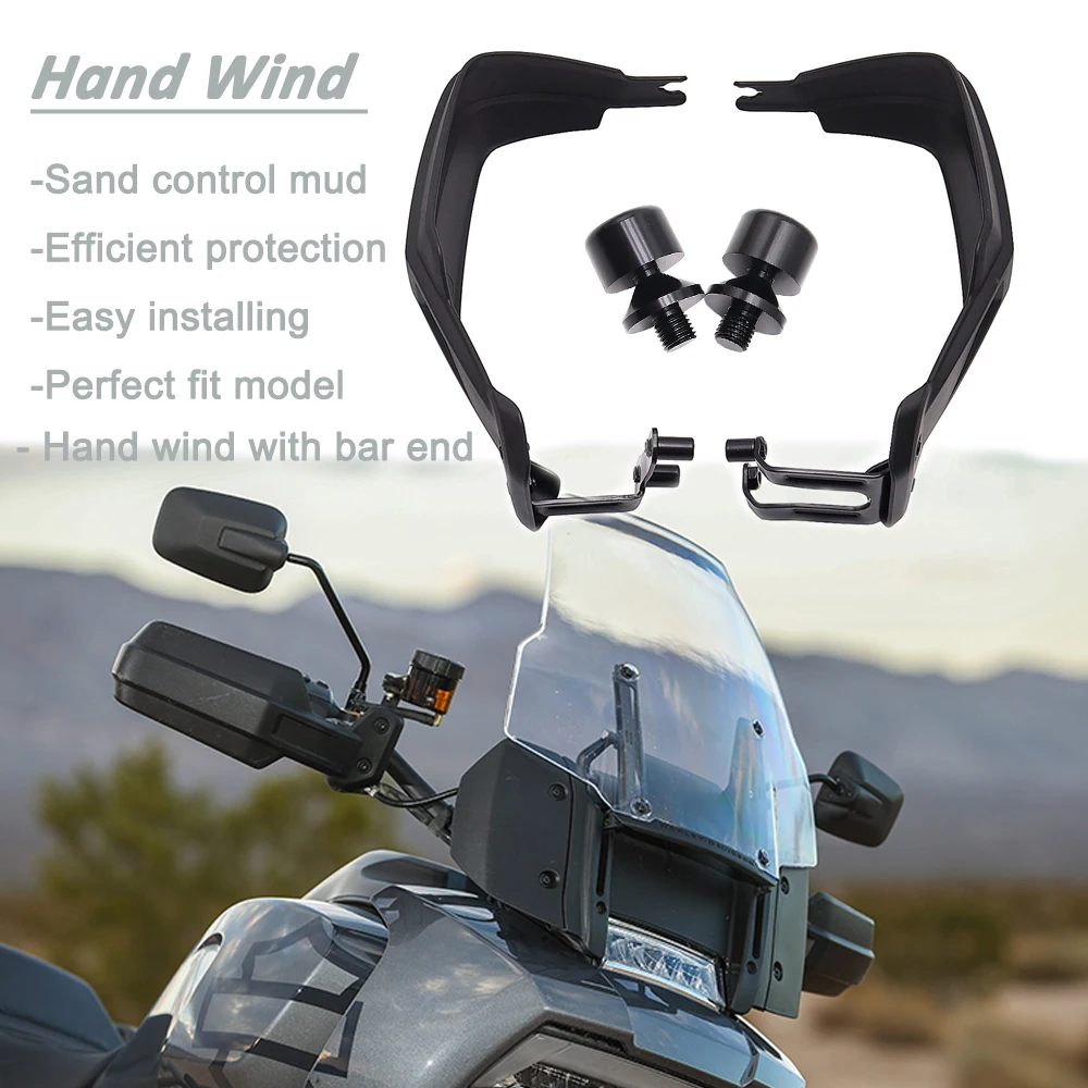 

NEW Motorcycle 2022 Billet Heel Hand Guards Handlebar End Bar End For PAN AMERICA 1250 S PA1250S PANAMERICA1250 2021 2022