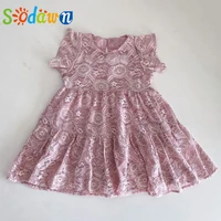 sodawn 2022 summer lace princess dress for girl clothes party dress kid clothes girl children dress for 2 6 years