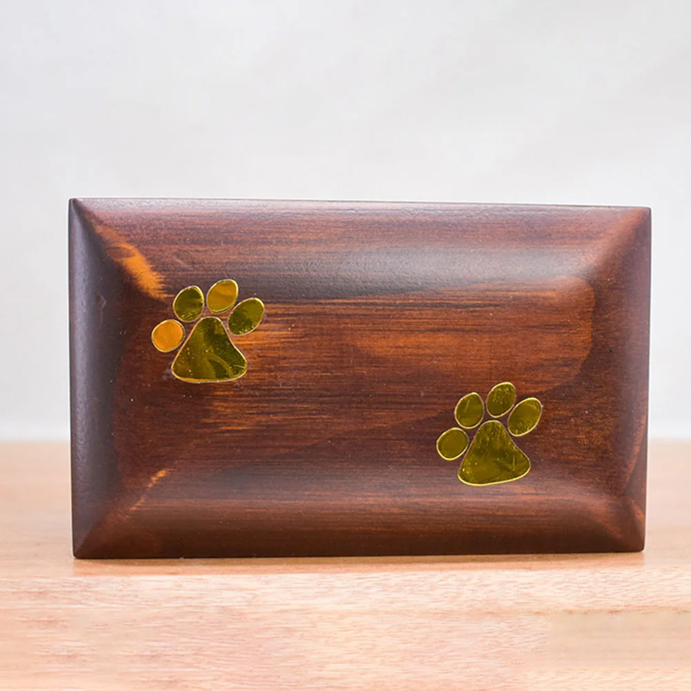 Урна для домашних животных большая шкатулка пепла собак ретро-стиль милый кот