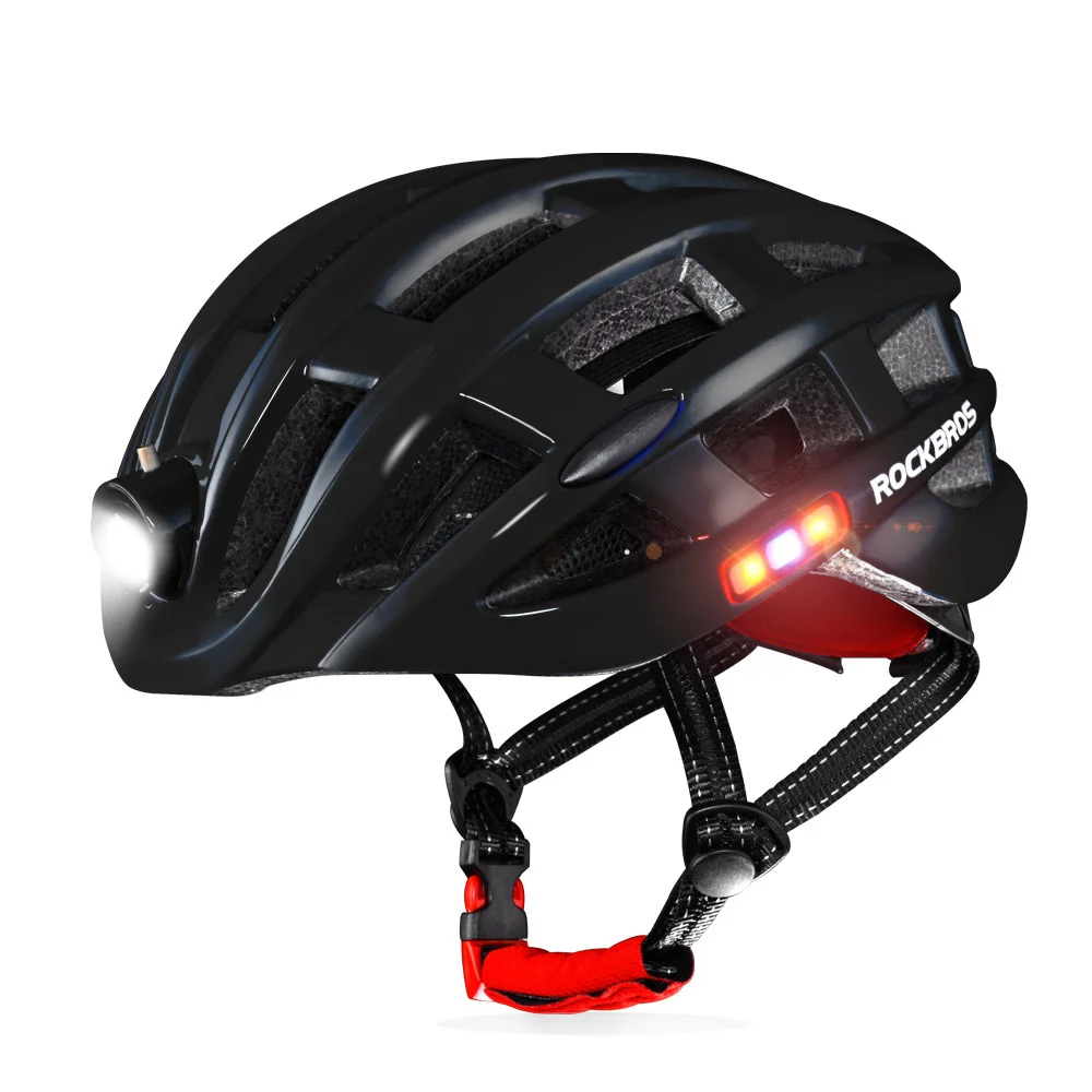 

Bicycle Light Helmet Waterproof Bike Helmet USB Charge Cycling Helmet Intergrally-molded MTB Road Bicycle Accessories