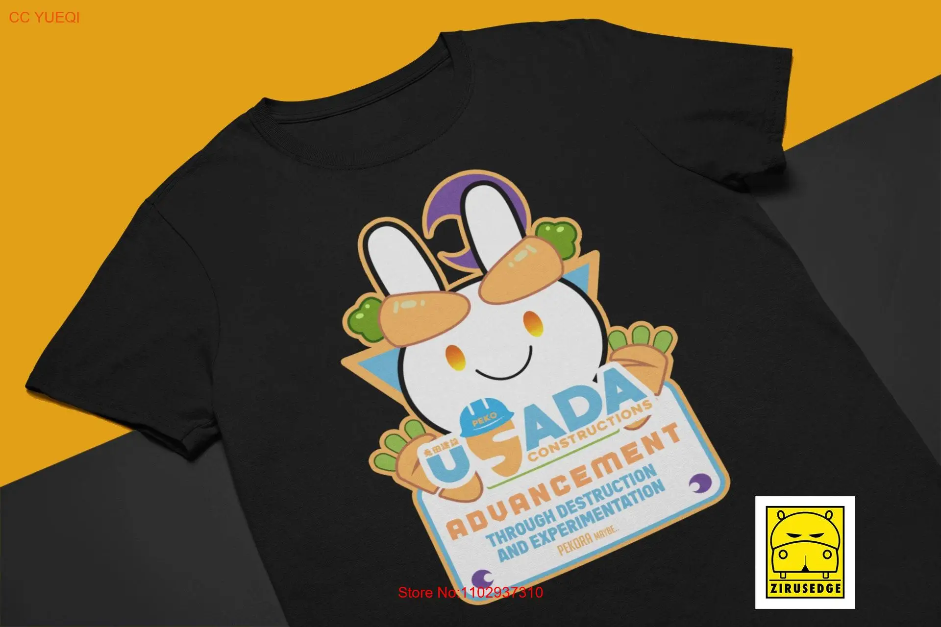 Pekora Kensetsu Что бы сделал может быть футболка с длинными или короткими рукавами