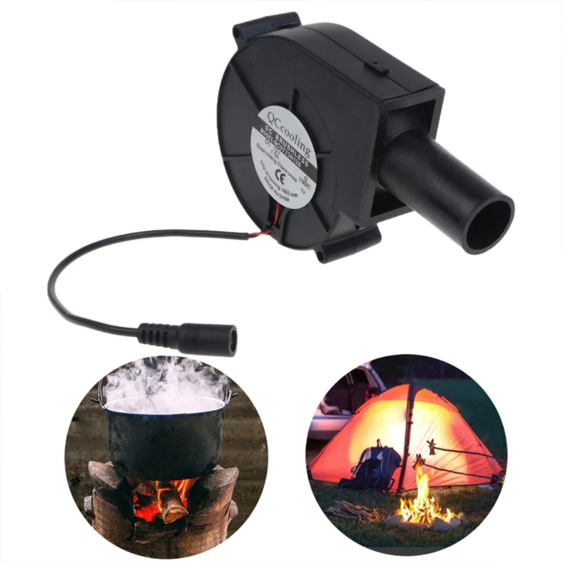 

EU/UK/US Plug BBQ Fan 12V 2.5A/1.5A 5500RPM Air Turbo Blower for Barbecue Picnic Camping Fire Charcoal Starter Cooking Tool