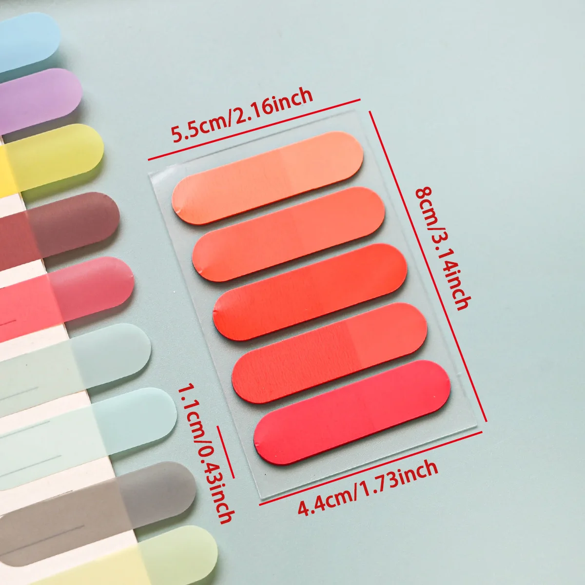 

100 листов записываемых липких вкладок, вкладки для книг, маркеры страниц, полупрозрачные липкие вкладки для заметок, вкладки для заметок, вкладки для аннотаций, указатель