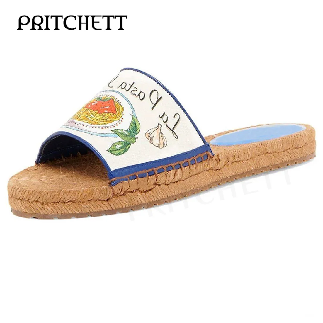 Black Suede Openwork Flat Sandals Open Toe Round Toe Woven Midsole Pink Slippers Fashion Hollow Fringe Edge Casual Slippers