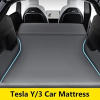 automatic inflatable mattress car travel air bed for tesla model y camping bed cot multifunctional car trunk sleeping mat