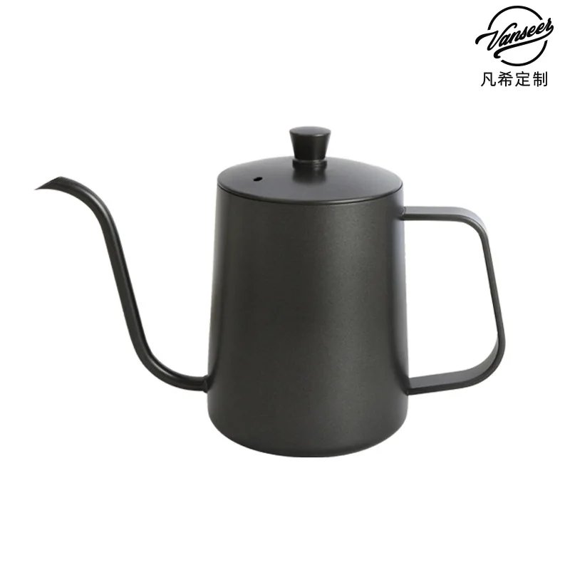

Hand Punch Coffee Pot With Lid Drip Gooseneck Long Mouth Coffee Kettle Multifunctional Coffee Maker Coffee Accessories Slender m
