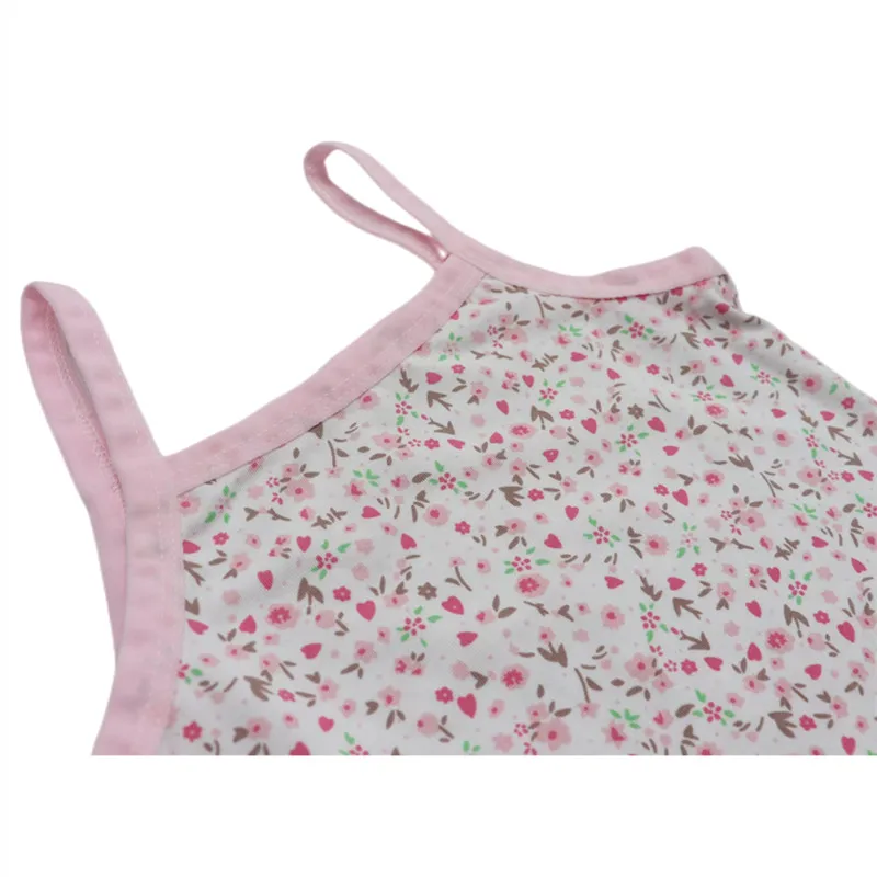 Girls Fine Cotton Floral Singlet Breathable Underwear Tank Kids Quality Undershirts Soft Tank Tops for Baby Girl Size 3-10T images - 6