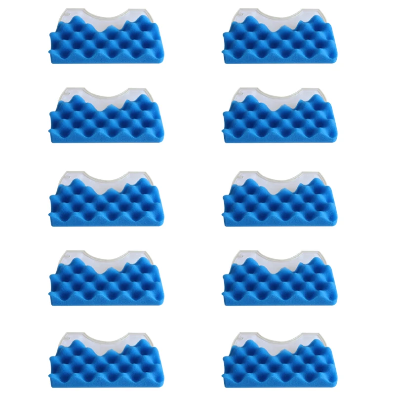 

Hot 10Set Blue Sponge Filter White Cotton Liver Filter for Samsung DJ97-01040C Series Vacuum Cleaner Parts
