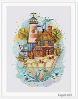 cross stitch kit cross stich kits homfun craft cross stich painting decorations for home floating island 2 33 41
