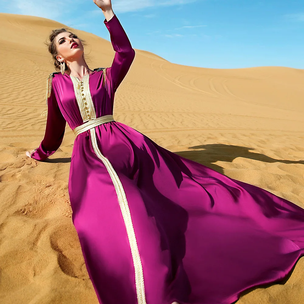 Eid Mubarak Abaya Saudi Arabia Pakistan Clothes Turkey Islam Muslim Kaftan Dress Dubai Evening Dresses for Women Caftan Marocain
