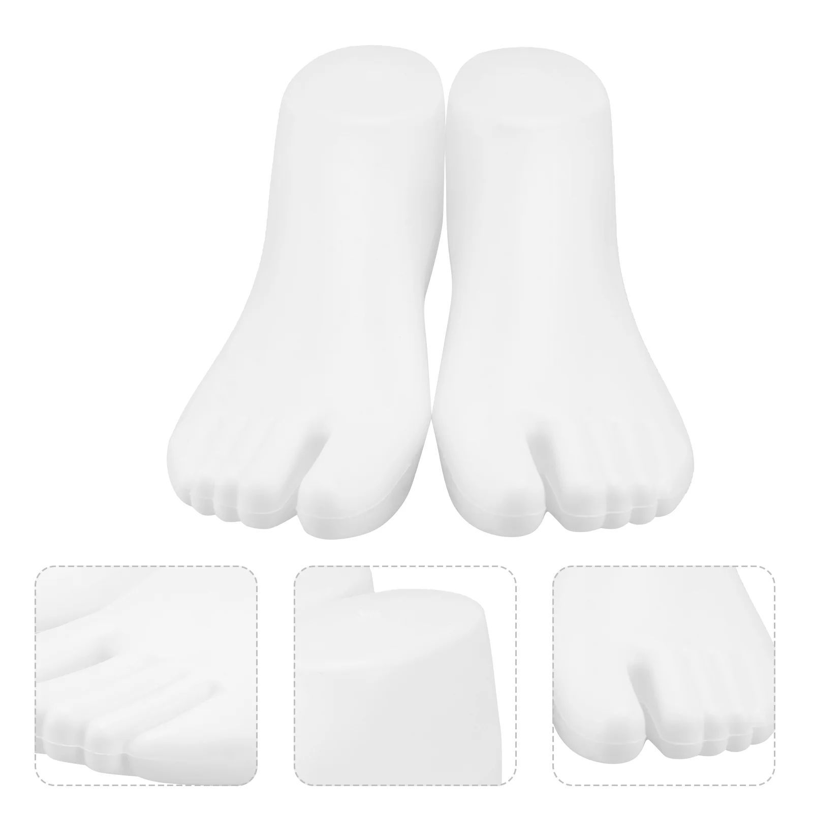 

1 Pair Female Feet Mold Mannequin Boot Inserts Shape Holders For Model Shoe Supports Shaper Forms Inserts