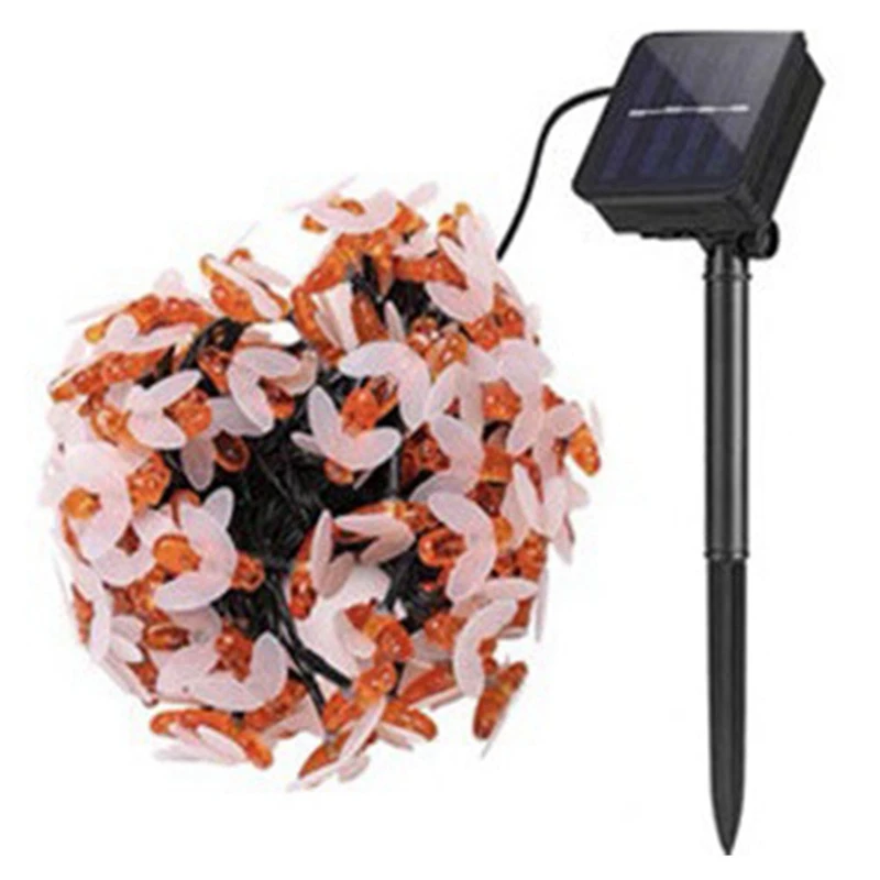 

Водонепроницаемая уличная гирлянда на солнечной батарее, 6,5 м, 30 ламсветильник