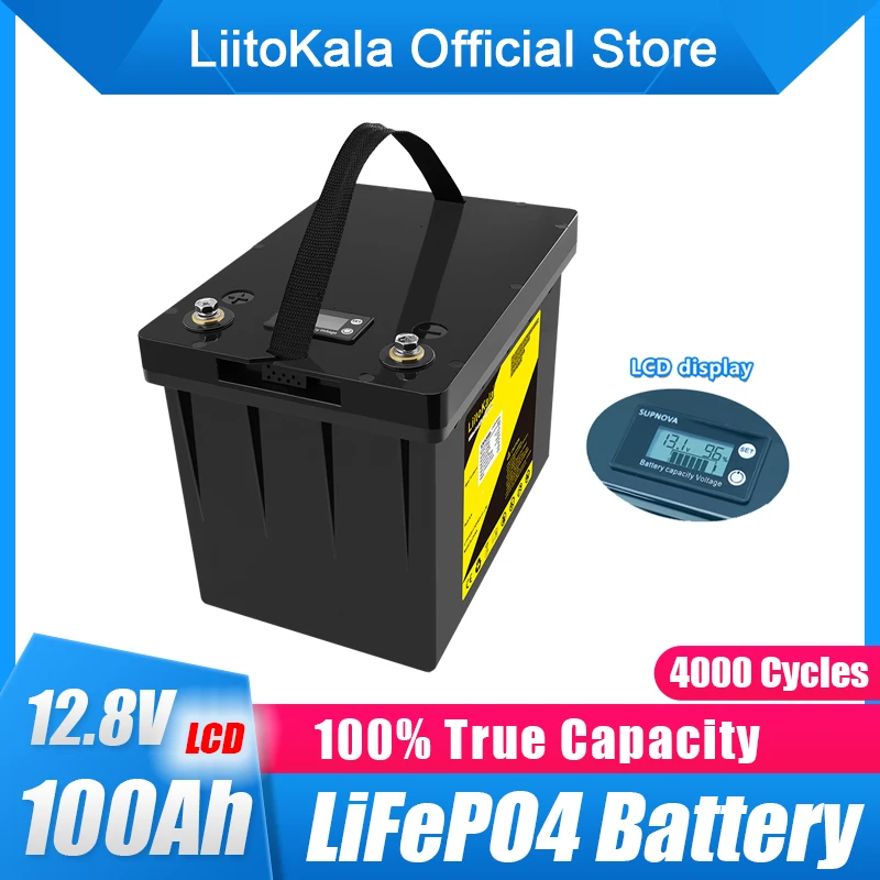 

Аккумуляторная батарея LiitoKala, 12,8 В, Ач, Ач, 12 В