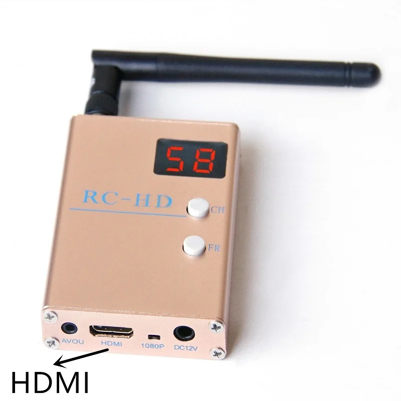

RC832HD RC-HD FPV 5.8G 5.8GHz 48CH 48 Channels Receiver HDMI With A/V and Power Cables For Quadcopter F450 S500 S550 RC832