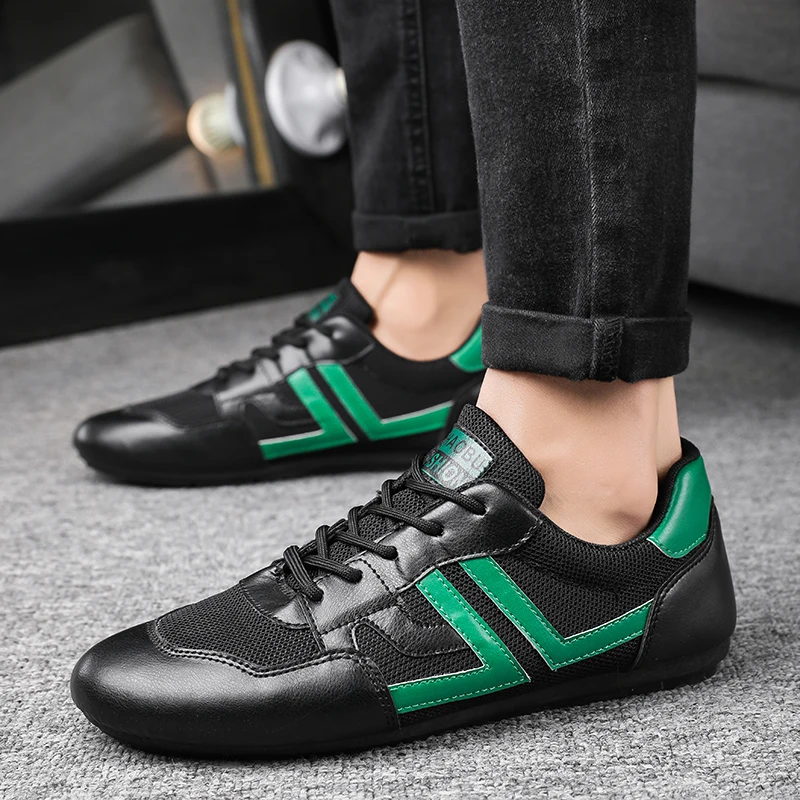 

2022 Best Selling Flats Shoes Mens Fashion Drive Shoes For Men Light Weight Man Lace Up Casual Shoe Mesh Men Youth Casual Shoes