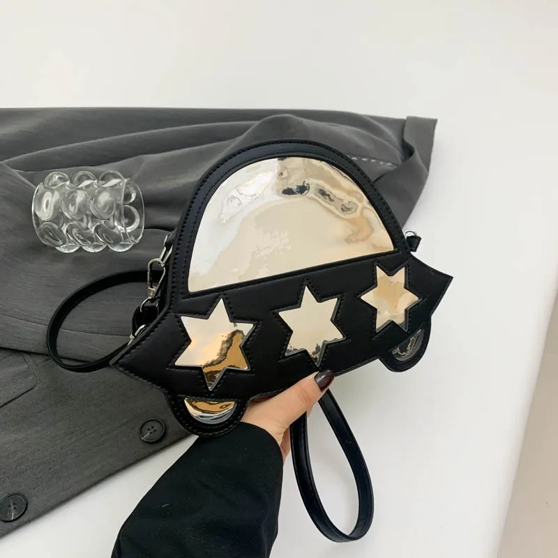 New &quotUFO Spacecraft Bag&quot Women's Trend Personality Single Shoulder Bag Designer Y2K Ladies Stars Hollow Small Crossbody Bags
