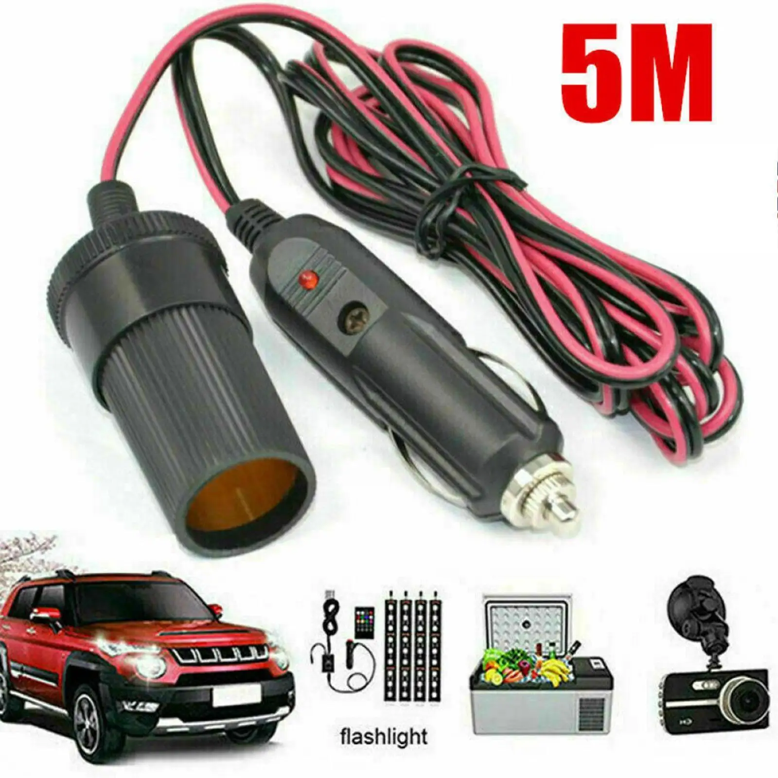 

Кабель-удлинитель, 12 В, 10 А, 5 м