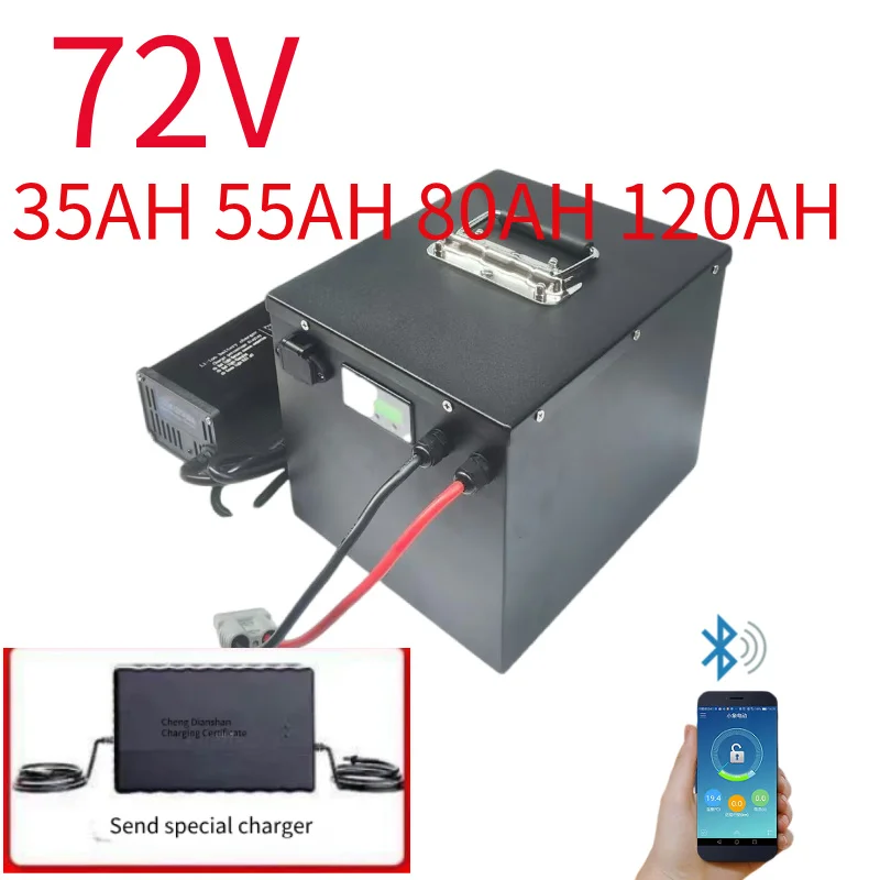 Аккумулятор GLT 72V 35AH 55AH 80AH 120AH Lifepo4 | AliExpress