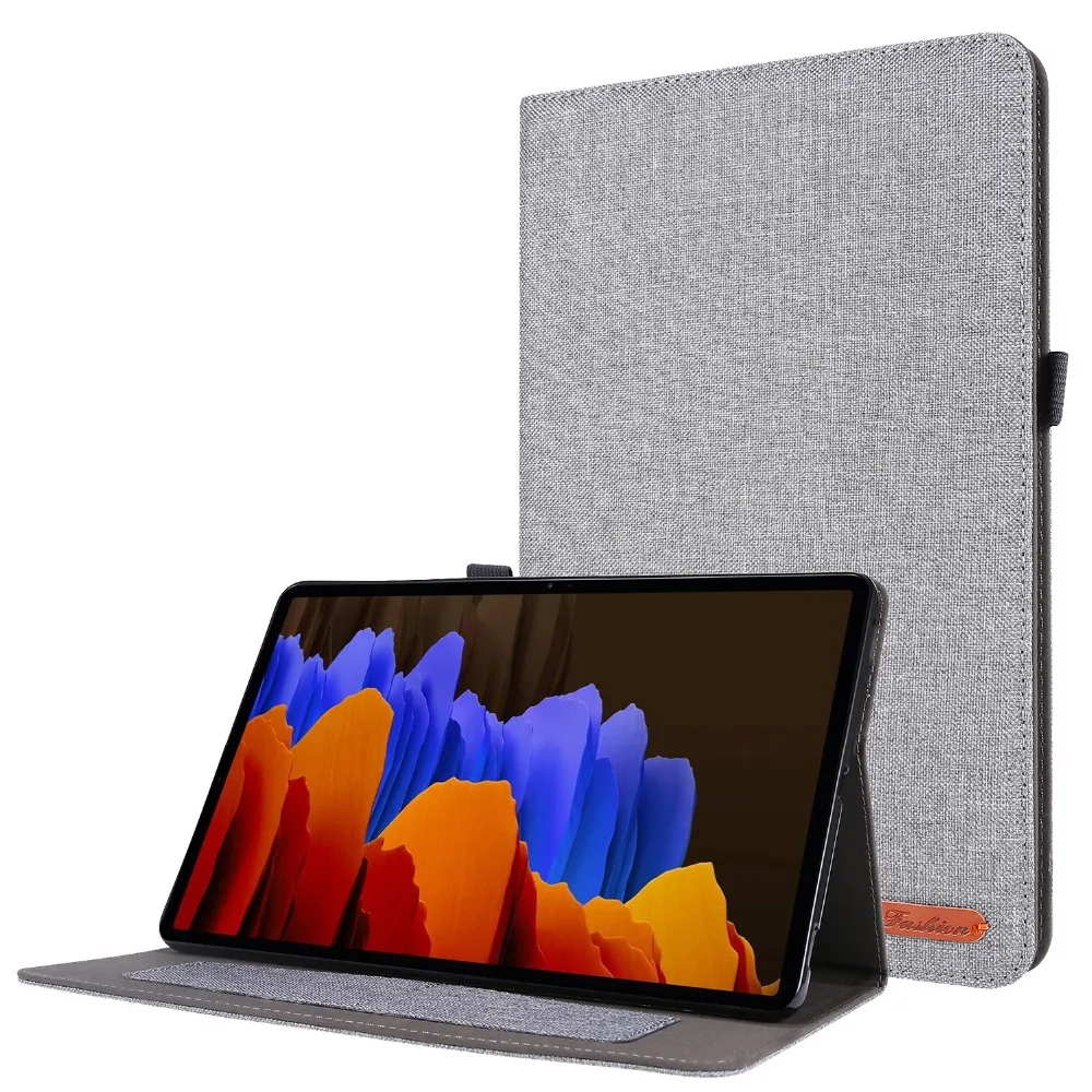 

For Samsung Galaxy Tab S8 SM-X700 X706 Cloth Tablet Book Cover for Funda Galaxy Tab S7 SM-T870 T875 T876 11 inch Case