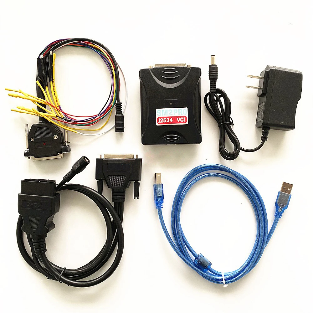 Программатор ECU SM2 PRO J2534 VCI PCM скамейка для чтения и записи EEPROM адаптер 67 в 1