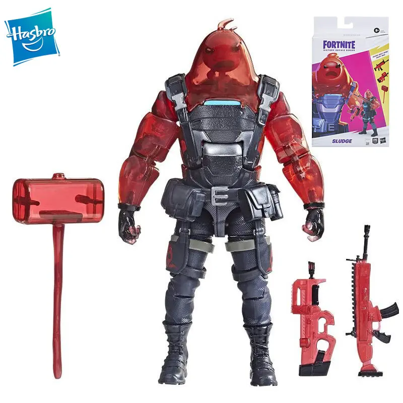 

Hasbro Fortnite Sludge Action Figures Model Genuine Anime Figures Collection Hobby Gifts Toys