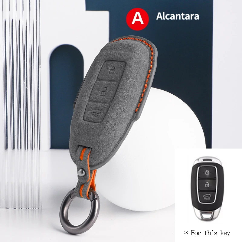 

Чехол для автомобильного ключа, чехол для Hyundai Tucson Santa Fe Rena Sonata Elantra Creta i10 i30 i40 Solaris Accent, 3 кнопки, аксессуары