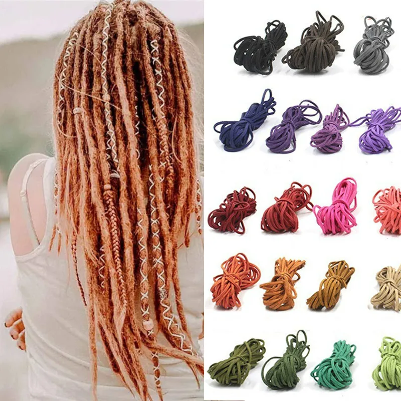 Ful Hair Ties Dreadlock Bead Hair Accessories 2.8mm Long 5m