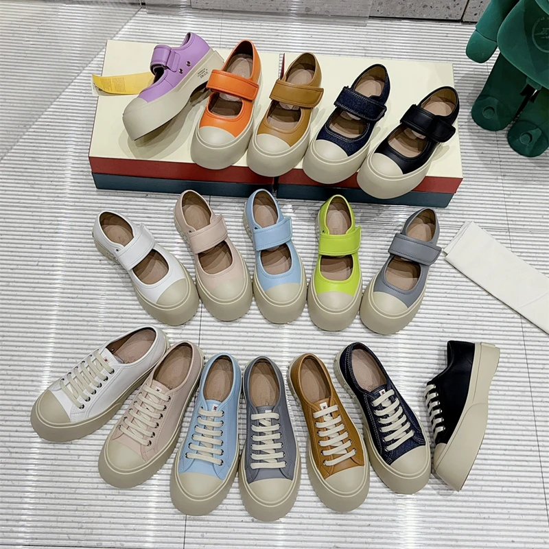 

Туфли-лодочки женские демисезонные на толстой подошве, с пряжкой