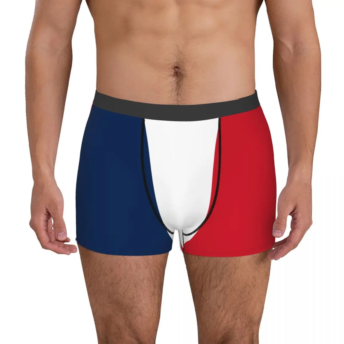 

Exotic Men's Boxer Briefs Flag Of France (1794–1815, 1830–1958) Panties Belgian Four Seasons Wearable premium Funny Joke