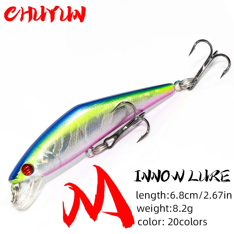 

Plastic Hard Bait for pike Bass TroutSinking Action Bass artificial Bait Freshwater Saltwater fake lure Lifelike Minnow Lure