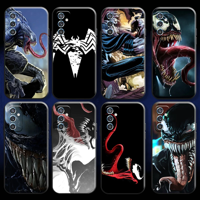 

Kulomi Venom For Xiaomi Redmi 10 Note 9 10 Pro 5G 9T 10S Phone Case Soft Black Coque Back Carcasa