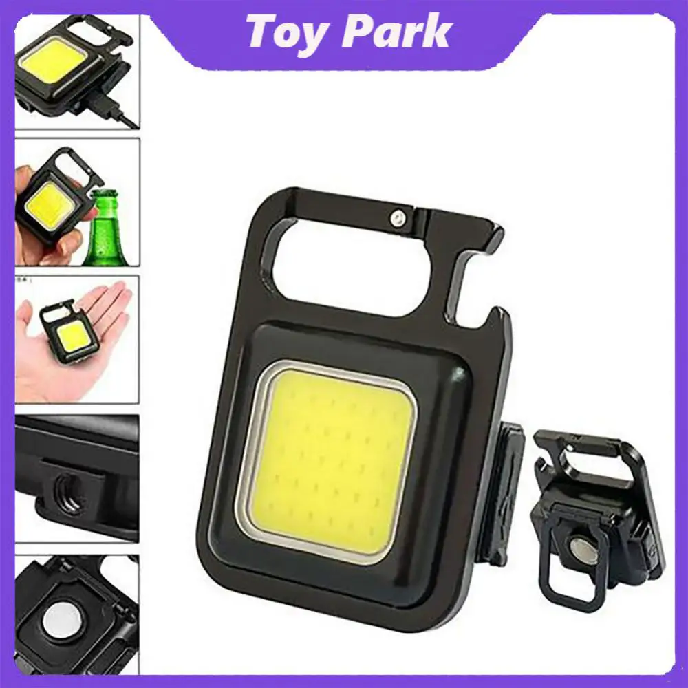 

Cob Lamps Key Chains Portable Charging Emergency Lamp Type-c Charging 500mah Large Capacity Multifunctional Light Usb Charging