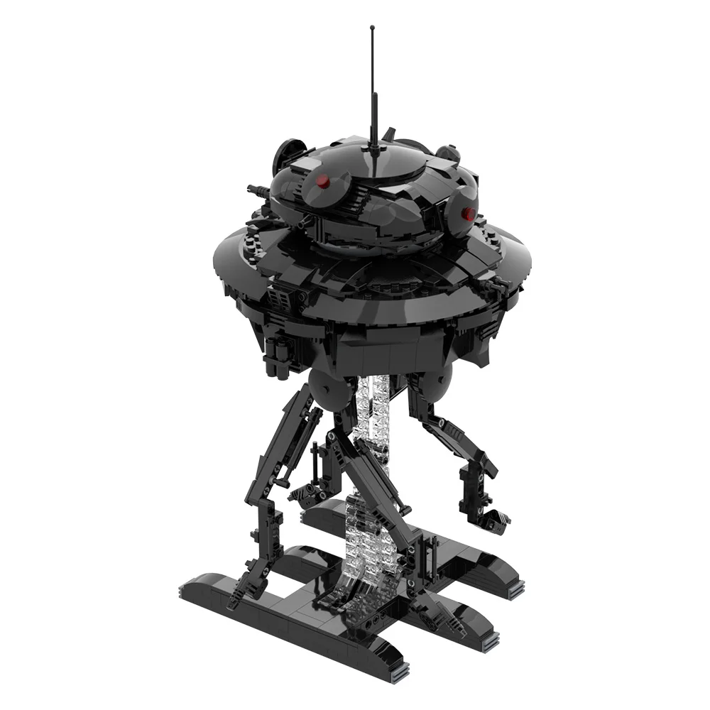 Фото MOC Imperialed Probe Droid - масштаб UCS, строительные блоки, модель Space War, масштаб UCS, зонд Droid, кирпичи, сборные игрушки, подарки для детей, сделай сам №4