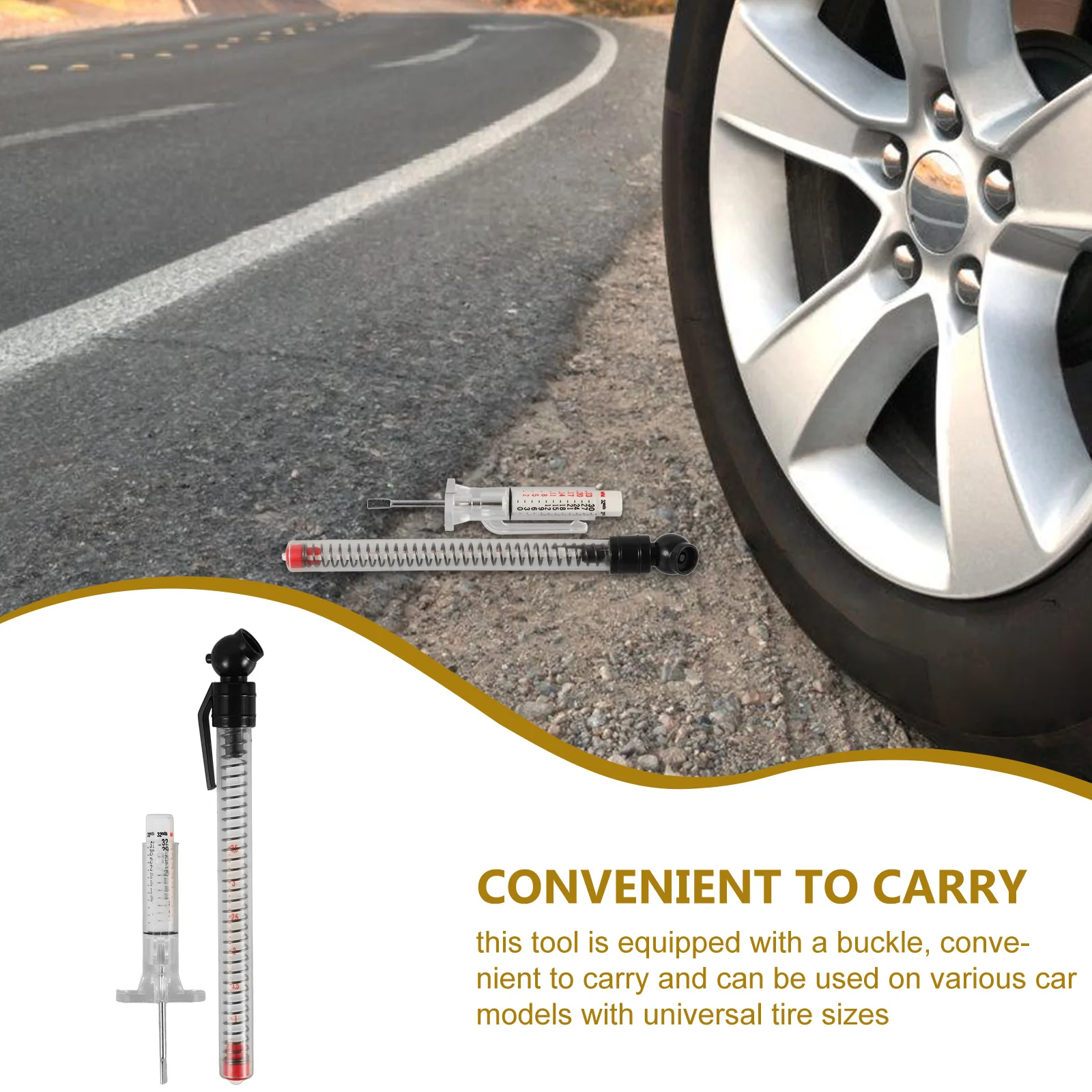 1 комплект измеритель глубины протектора шин инструмент для измерения шины