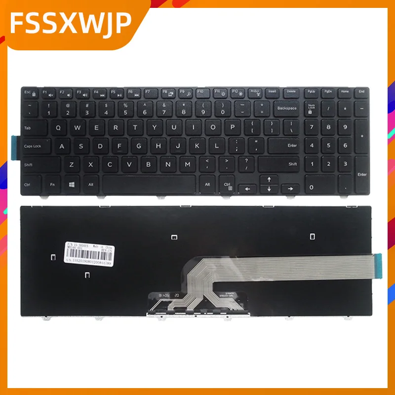Клавиатура US/UK/SP для Dell Inspiron 15 3000 5000 3541 3542 3543 5542 3550 5545 5547 3551 3552 3559 3565 3567 3558 5566 5748 -