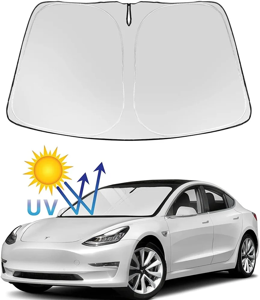 

Складной солнцезащитный козырек для лобового стекла Tesla Model Y Model 3
