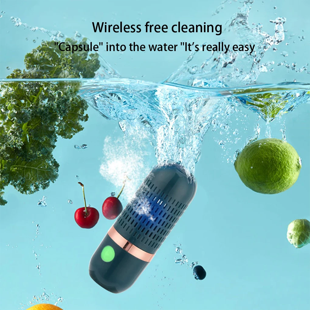 

Fruit Vegetable Purifier Wireless Charging Vegetable Washing Device Household Auto Cleaning Machine Kitchen Home Appliances