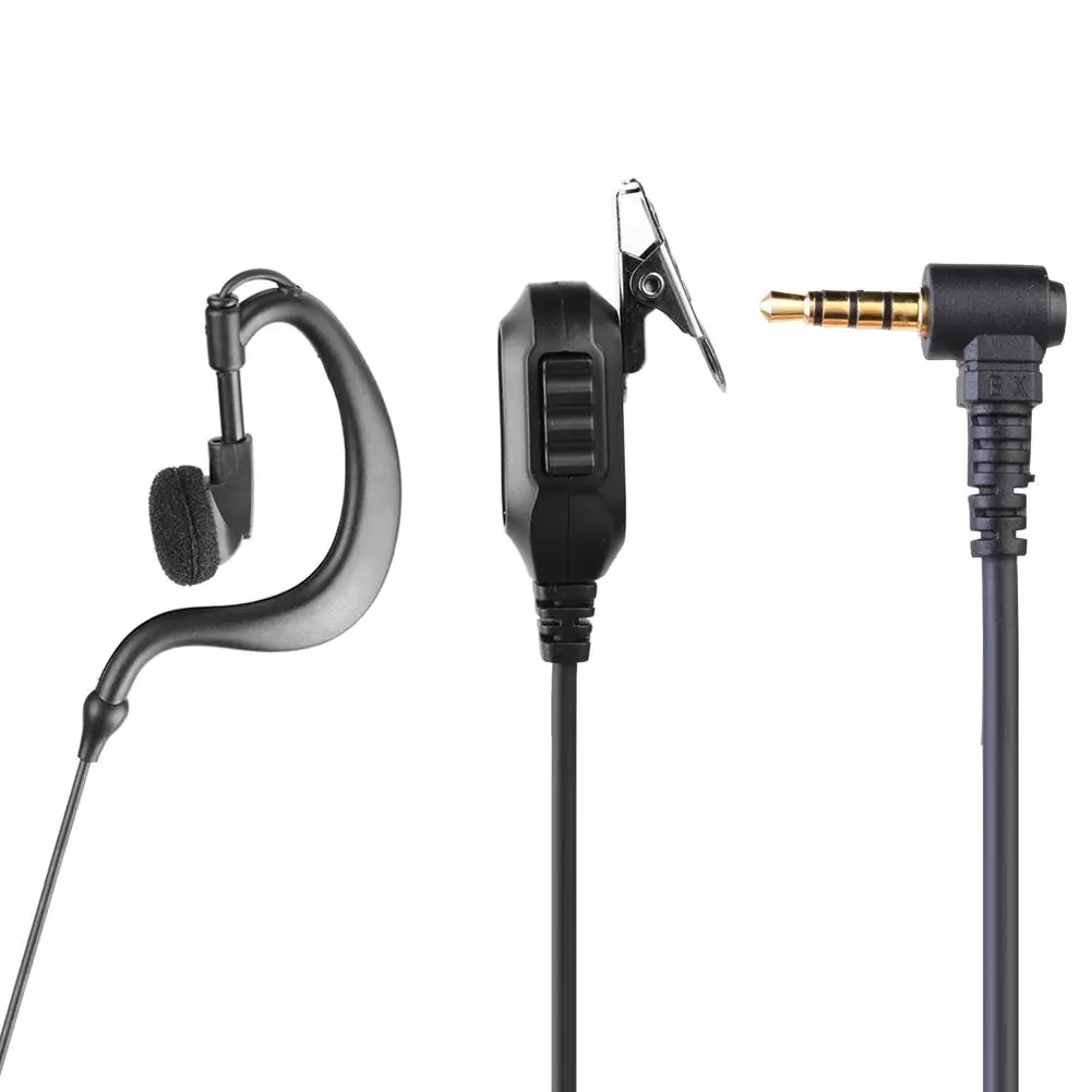 

2,5 мм/3,5 мм 1Pin наушники с ушным крючком для Motorola ICOM YAESU радио Walkie Talkie наушники с PTT Mic Walkie Talkie аксессуары