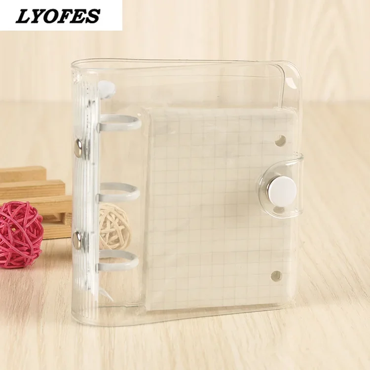 Милый мини-карман с 3 кольцами блокнот листочками для дневника журнал ежедневник