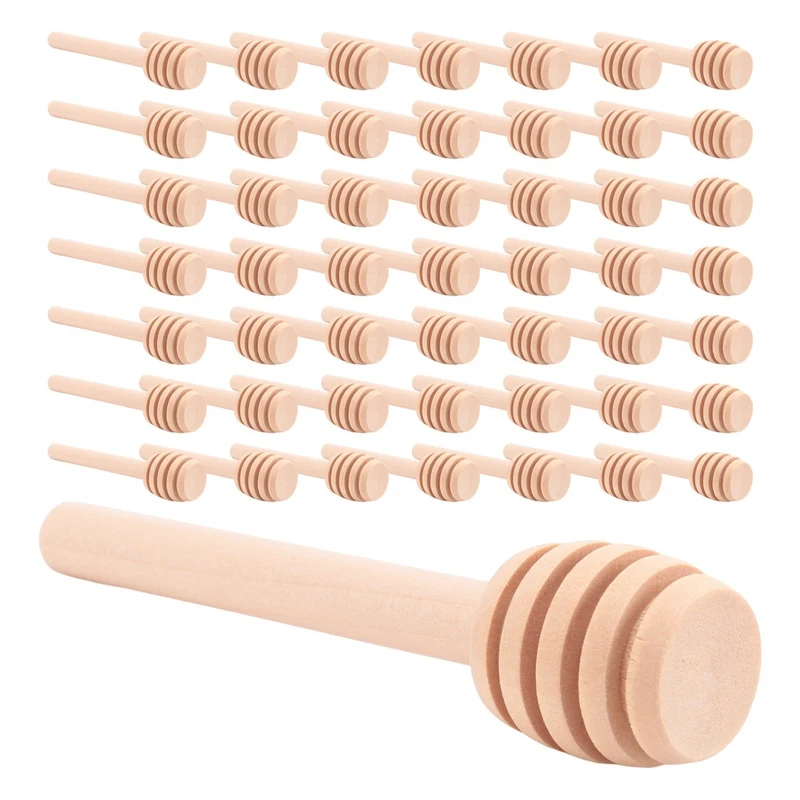 50 шт./упаковка деревянные Мини-палочки для меда