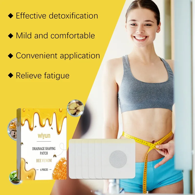 Дренажный пластырь для коррекции фигуры Детокс потеря веса сжигание жира