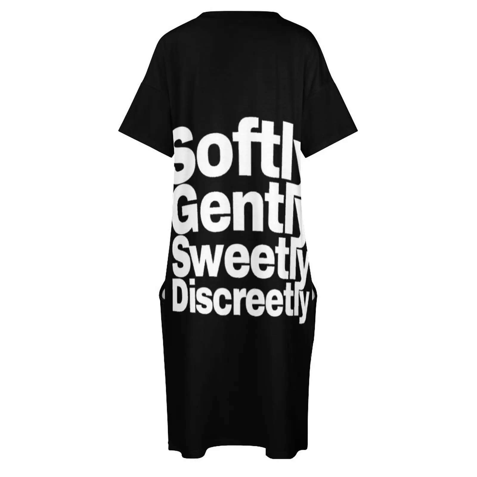 Мягко нежно сладкое неотложно Tenacious D Свободное платье с карманами элегантные