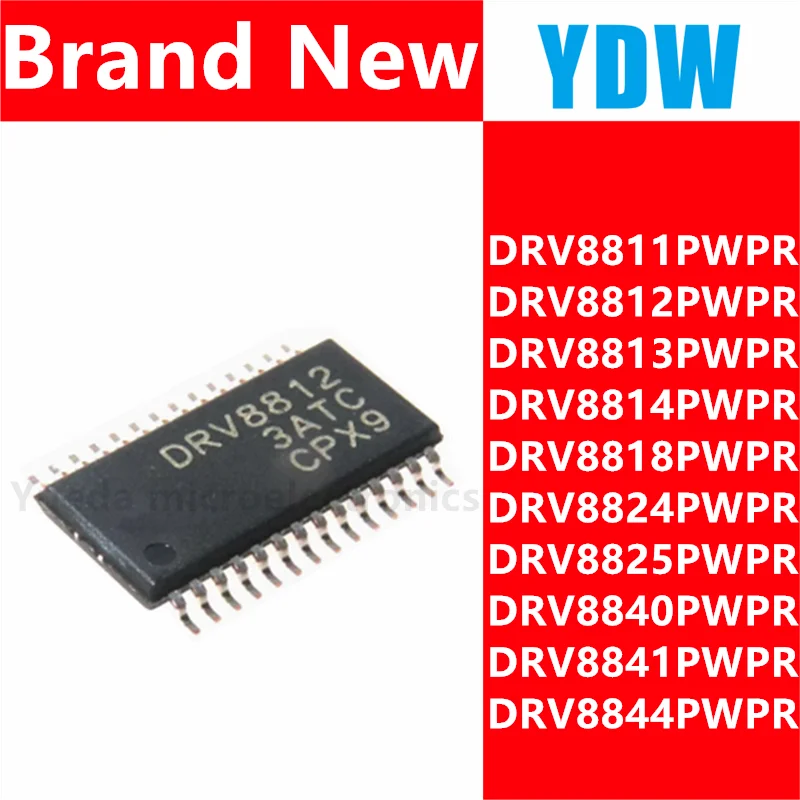 

5pcs DRV8811PWPR DRV8812PWPR DRV8813PWPR DRV8814PWPR DRV8818PWPR DRV8824PWPR DRV8825PWPR DRV8840PWPR DRV8841PWPR DRV8844PWPR